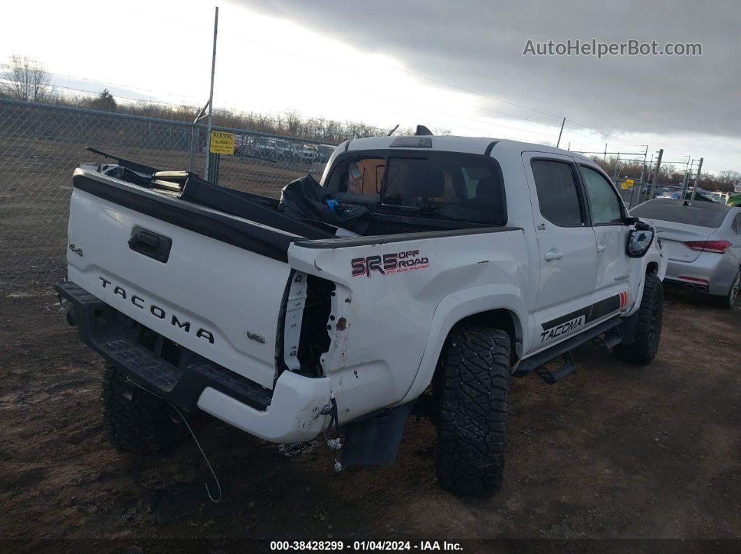 2021 Toyota Tacoma Sr5 V6 White vin: 3TMCZ5AN4MM442051