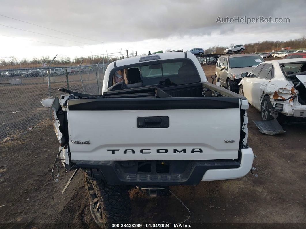 2021 Toyota Tacoma Sr5 V6 White vin: 3TMCZ5AN4MM442051