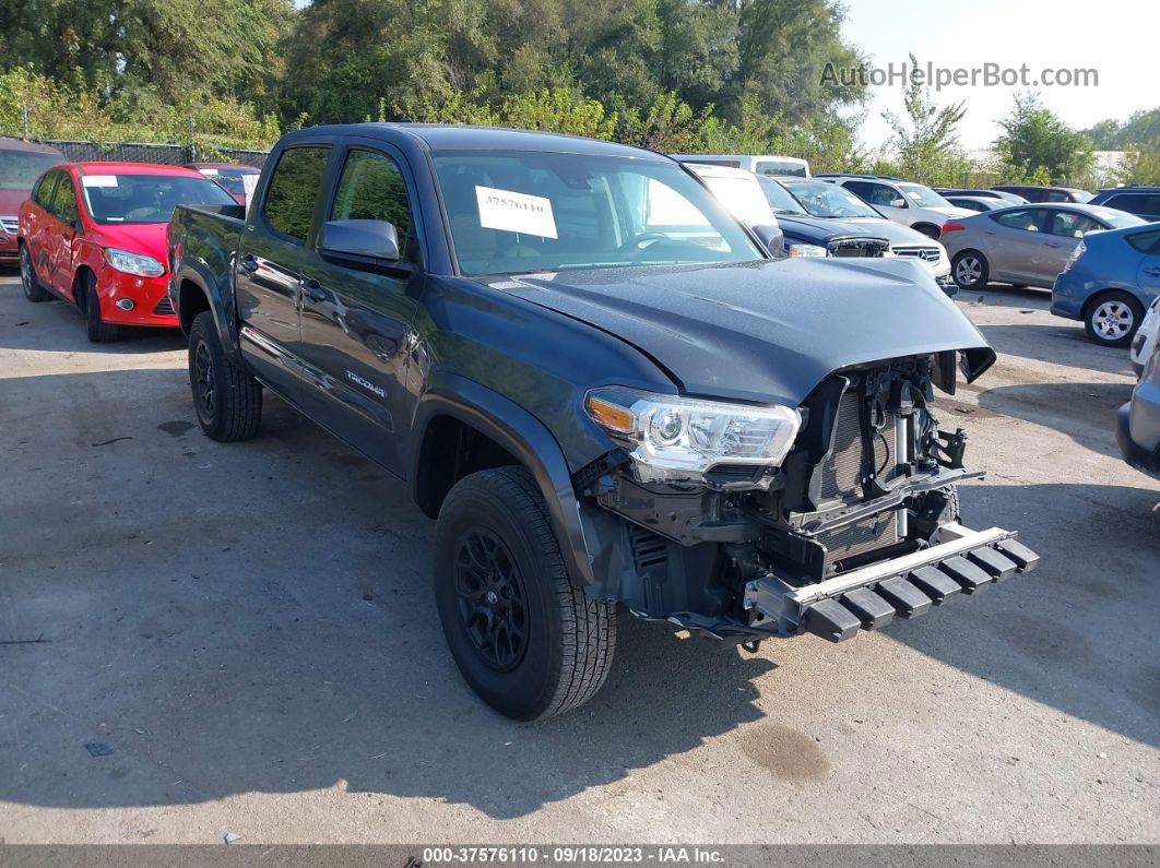 2021 Toyota Tacoma 4wd Sr/sr5/trd Sport Gray vin: 3TMCZ5AN4MM444172