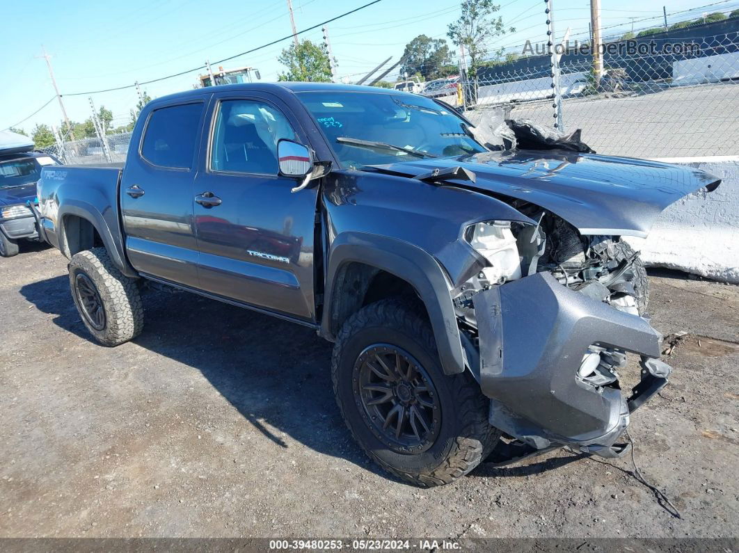 2021 Toyota Tacoma Trd Off-road Gray vin: 3TMCZ5AN4MM451042