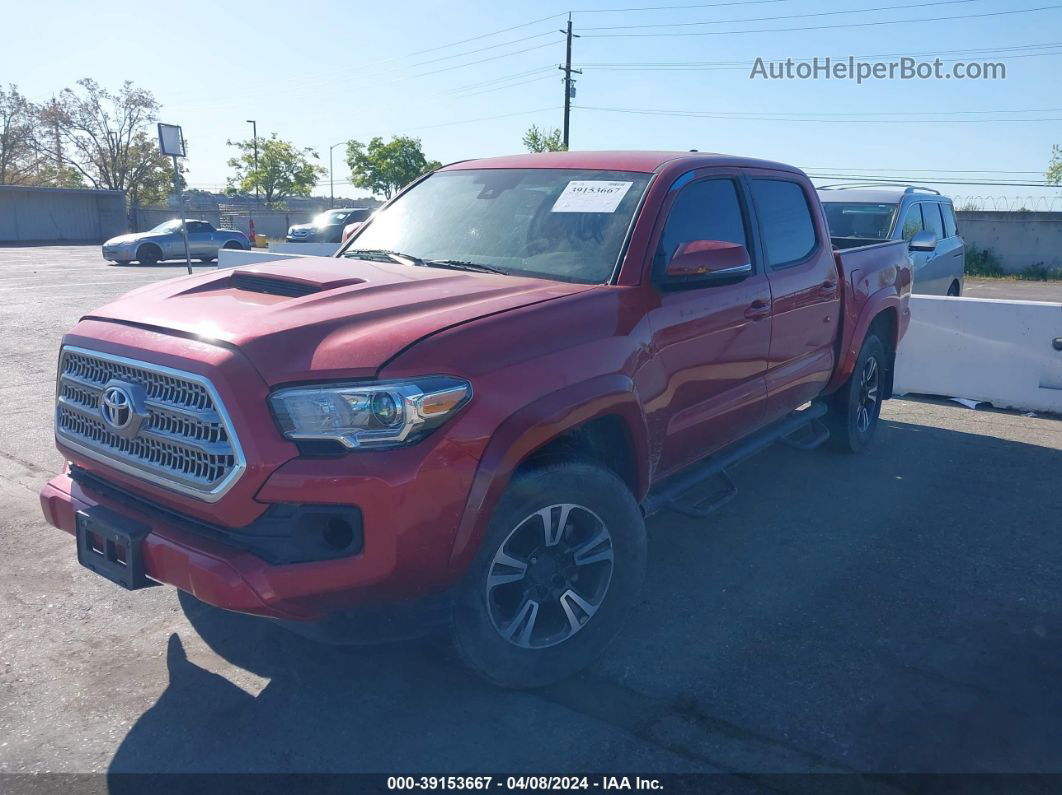 2017 Toyota Tacoma Trd Off Road Red vin: 3TMCZ5AN5HM053747