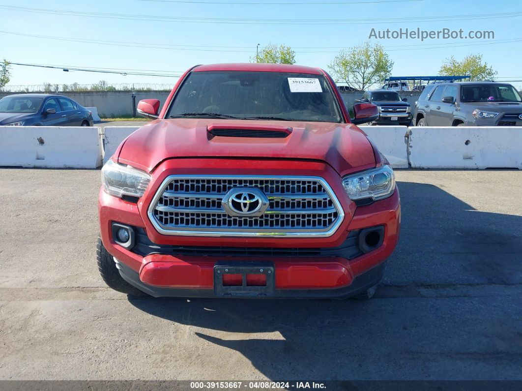 2017 Toyota Tacoma Trd Off Road Red vin: 3TMCZ5AN5HM053747