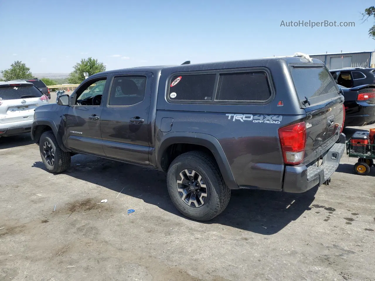 2017 Toyota Tacoma Double Cab Charcoal vin: 3TMCZ5AN5HM097327