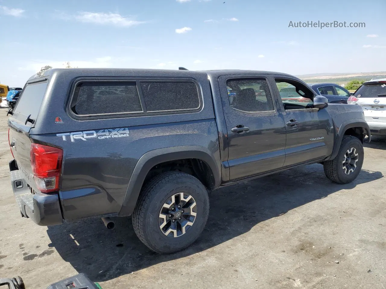 2017 Toyota Tacoma Double Cab Charcoal vin: 3TMCZ5AN5HM097327