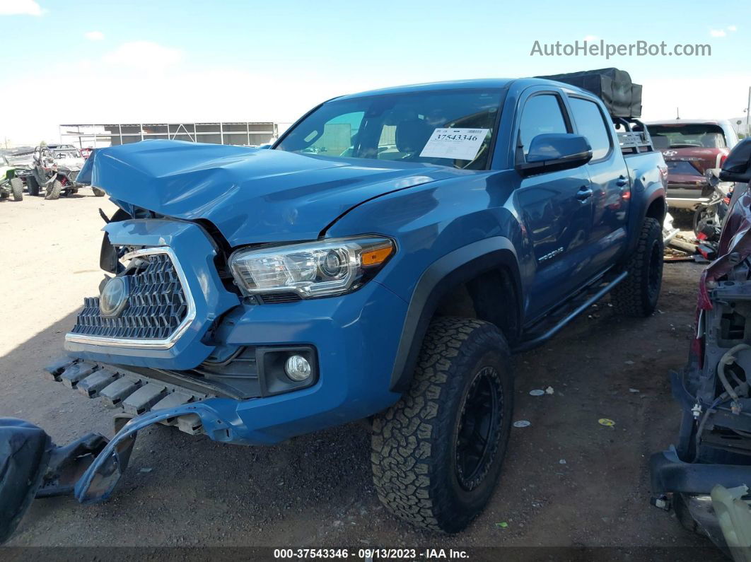 2019 Toyota Tacoma 4wd Sr/sr5/trd Sport Blue vin: 3TMCZ5AN5KM194518