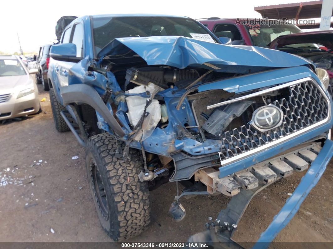 2019 Toyota Tacoma 4wd Sr/sr5/trd Sport Blue vin: 3TMCZ5AN5KM194518