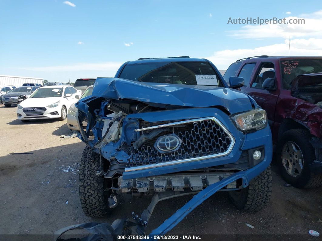 2019 Toyota Tacoma 4wd Sr/sr5/trd Sport Blue vin: 3TMCZ5AN5KM194518