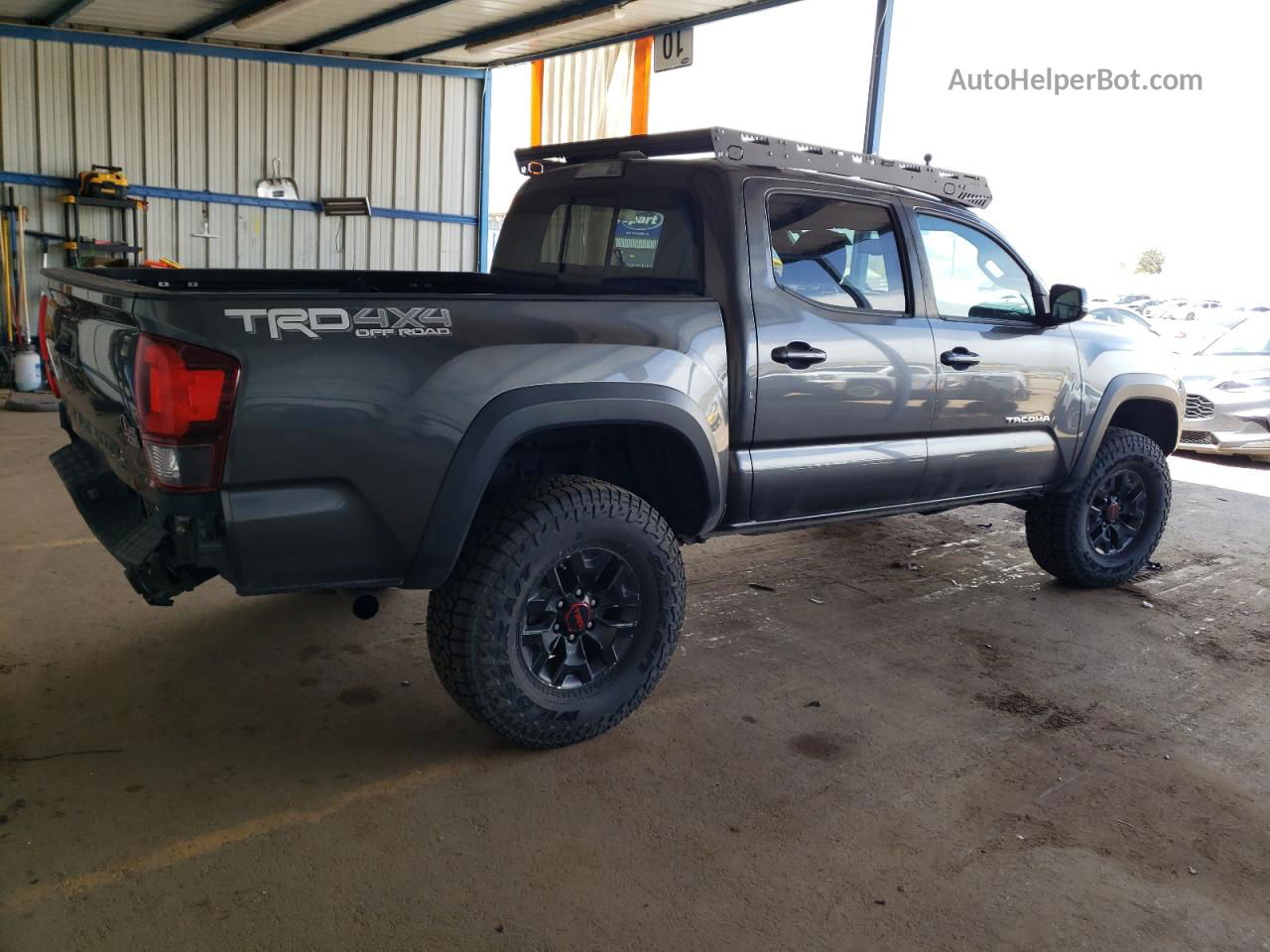 2019 Toyota Tacoma Double Cab Серый vin: 3TMCZ5AN5KM223080