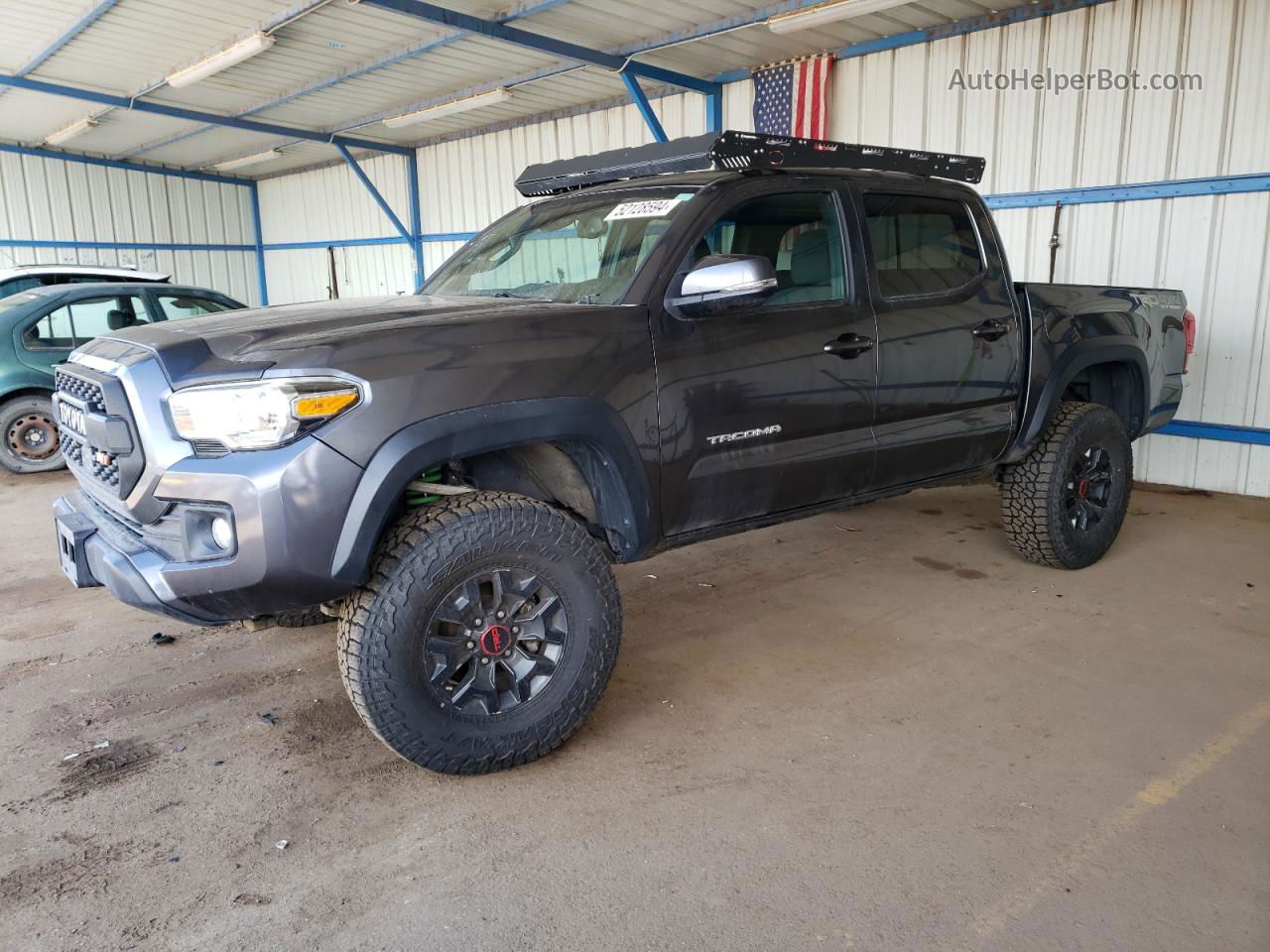 2019 Toyota Tacoma Double Cab Gray vin: 3TMCZ5AN5KM223080