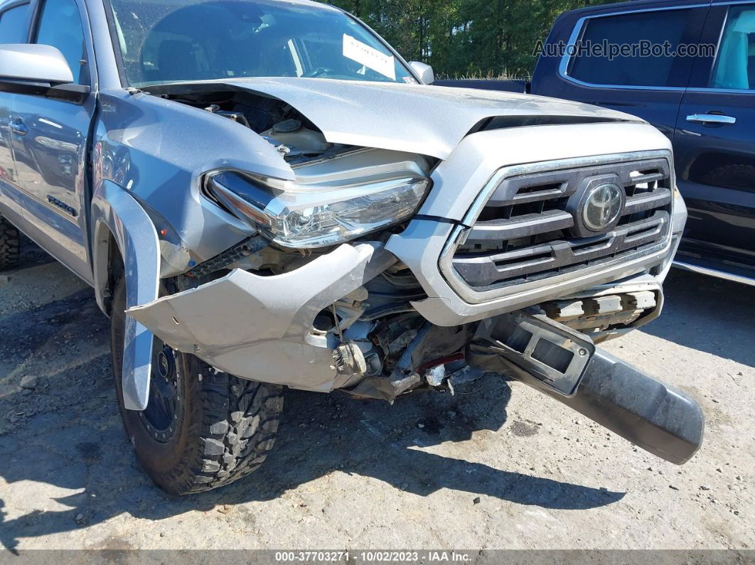 2019 Toyota Tacoma 4wd Sr/sr5/trd Sport Silver vin: 3TMCZ5AN5KM228263