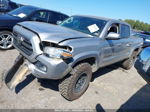 2019 Toyota Tacoma 4wd Sr/sr5/trd Sport Silver vin: 3TMCZ5AN5KM228263