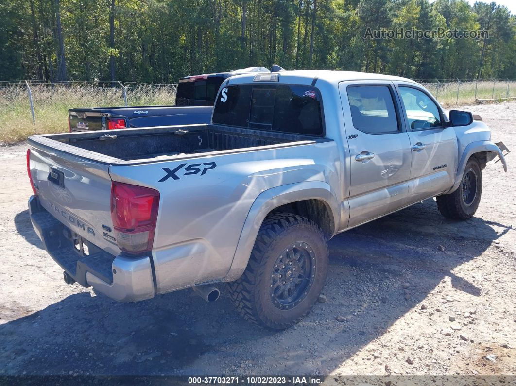 2019 Toyota Tacoma 4wd Sr/sr5/trd Sport Silver vin: 3TMCZ5AN5KM228263