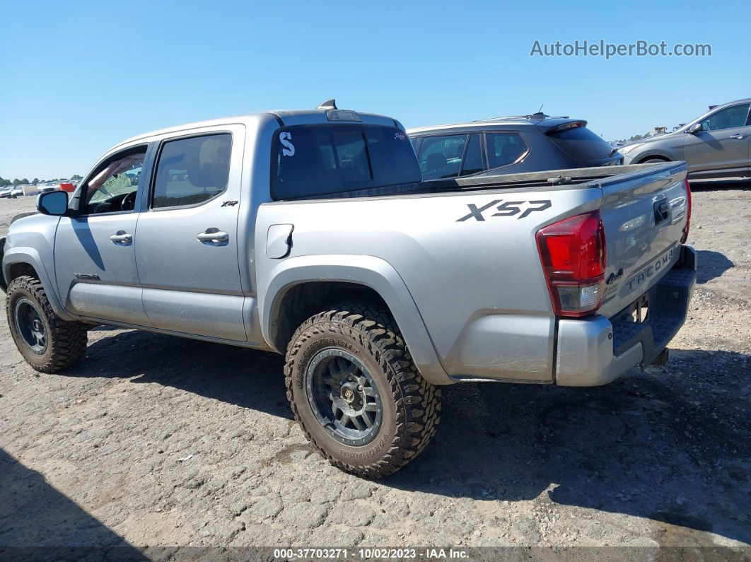 2019 Toyota Tacoma 4wd Sr/sr5/trd Sport Silver vin: 3TMCZ5AN5KM228263