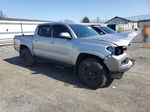 2019 Toyota Tacoma Double Cab Silver vin: 3TMCZ5AN5KM230580