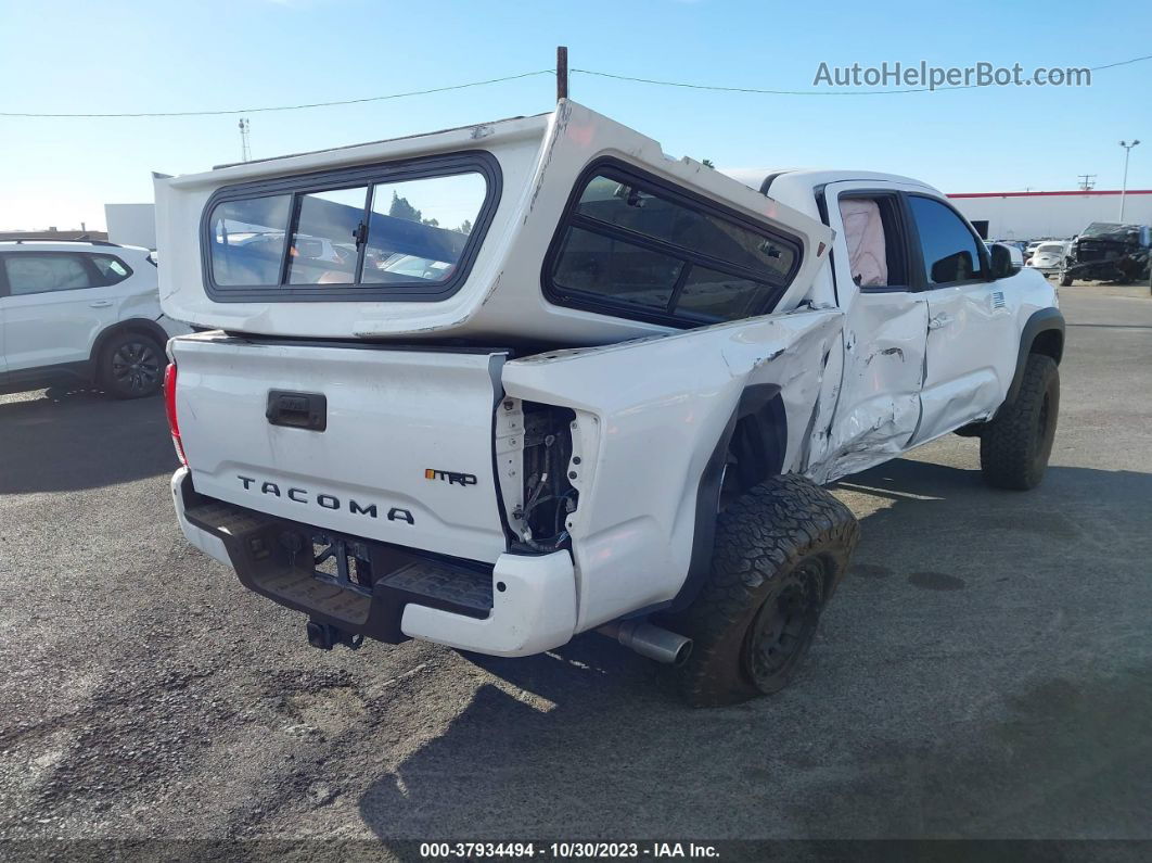 2019 Toyota Tacoma Trd Off Road White vin: 3TMCZ5AN5KM233995