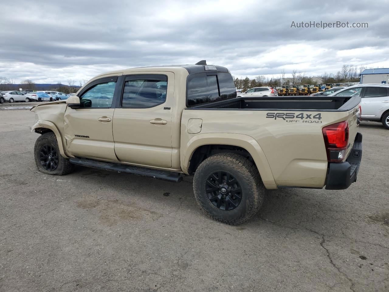 2019 Toyota Tacoma Double Cab Tan vin: 3TMCZ5AN5KM237710