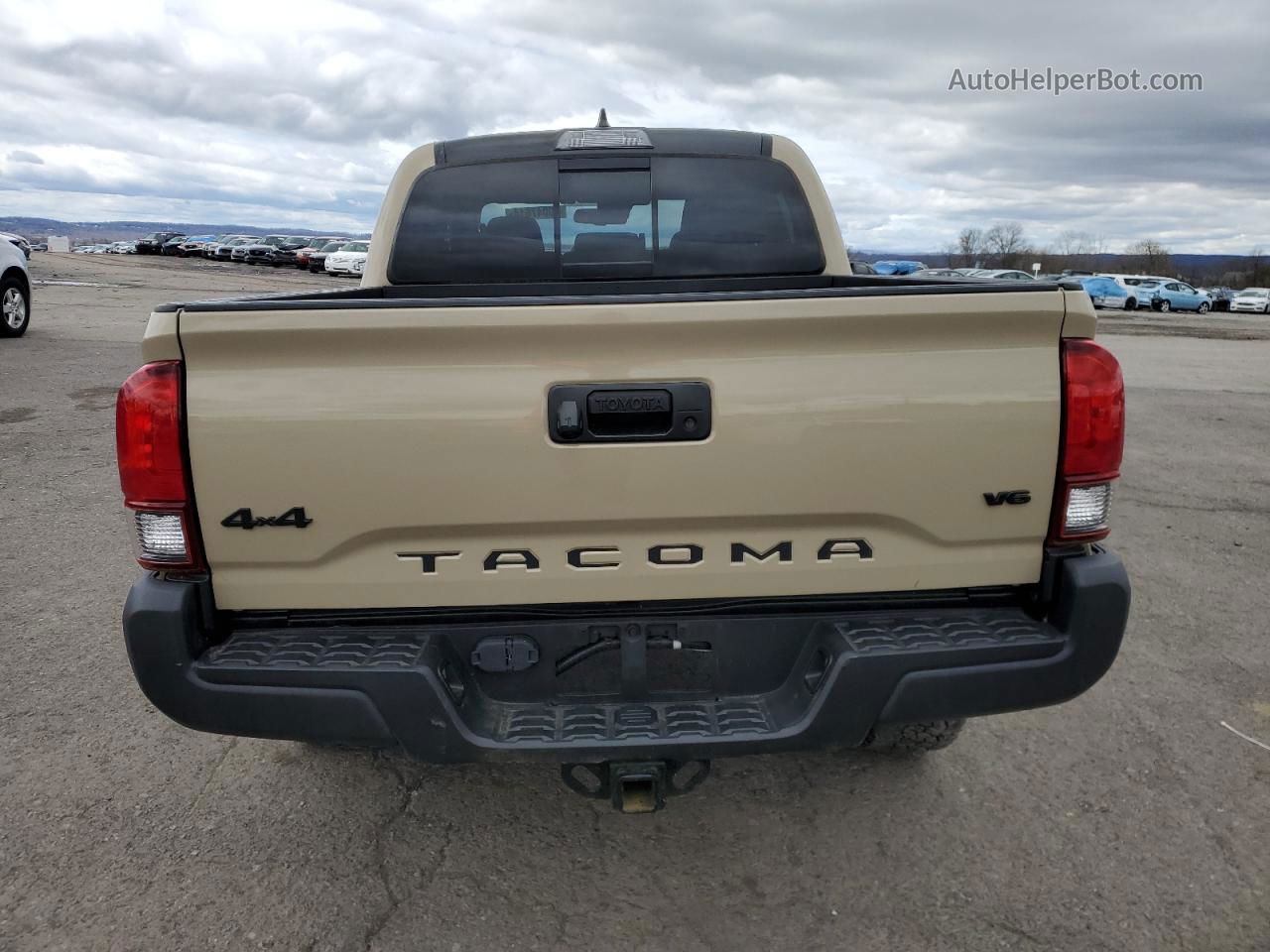 2019 Toyota Tacoma Double Cab Tan vin: 3TMCZ5AN5KM237710