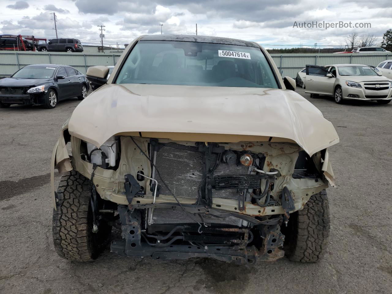 2019 Toyota Tacoma Double Cab Tan vin: 3TMCZ5AN5KM237710