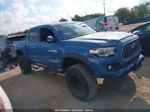 2019 Toyota Tacoma Trd Off Road Синий vin: 3TMCZ5AN5KM243264