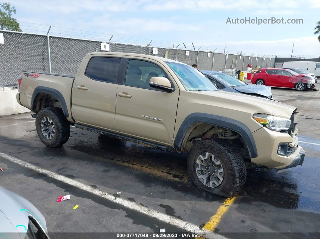 2019 Toyota Tacoma 4wd Sr/sr5/trd Sport Tan vin: 3TMCZ5AN5KM252109