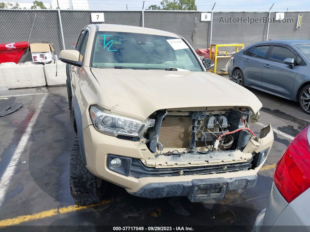 2019 Toyota Tacoma 4wd Sr/sr5/trd Sport Tan vin: 3TMCZ5AN5KM252109