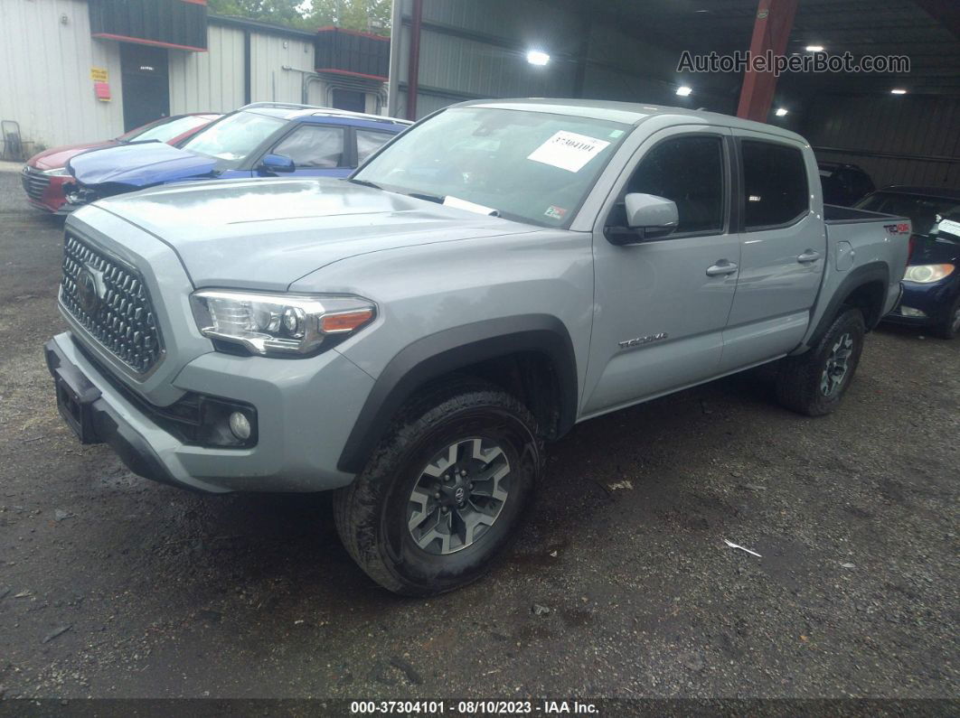 2019 Toyota Tacoma 4wd Sr/sr5/trd Sport Gray vin: 3TMCZ5AN5KM263143