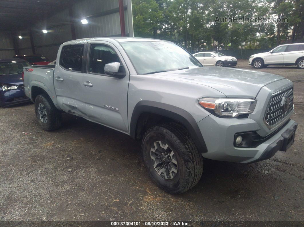 2019 Toyota Tacoma 4wd Sr/sr5/trd Sport Gray vin: 3TMCZ5AN5KM263143