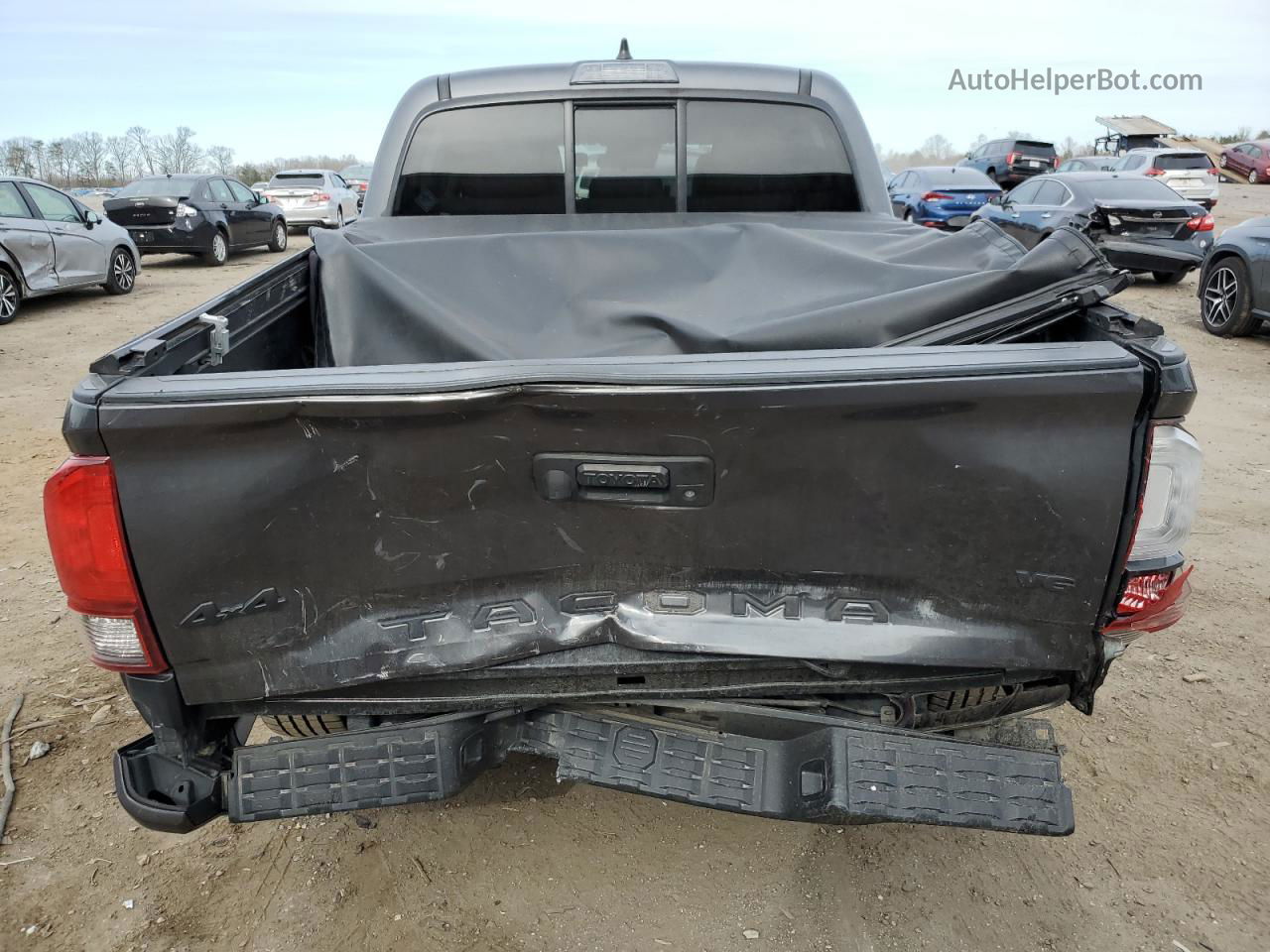 2020 Toyota Tacoma Double Cab Серый vin: 3TMCZ5AN5LM297181