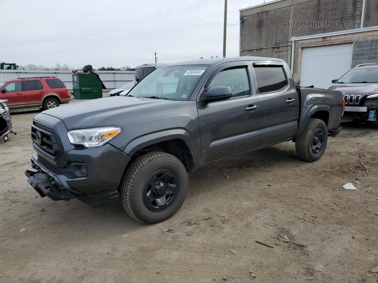 2020 Toyota Tacoma Double Cab Серый vin: 3TMCZ5AN5LM297181