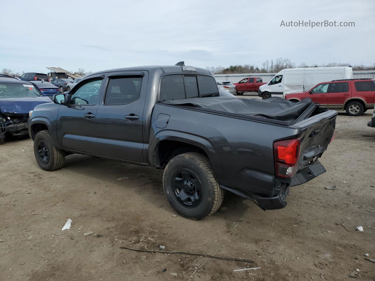 2020 Toyota Tacoma Double Cab Серый vin: 3TMCZ5AN5LM297181