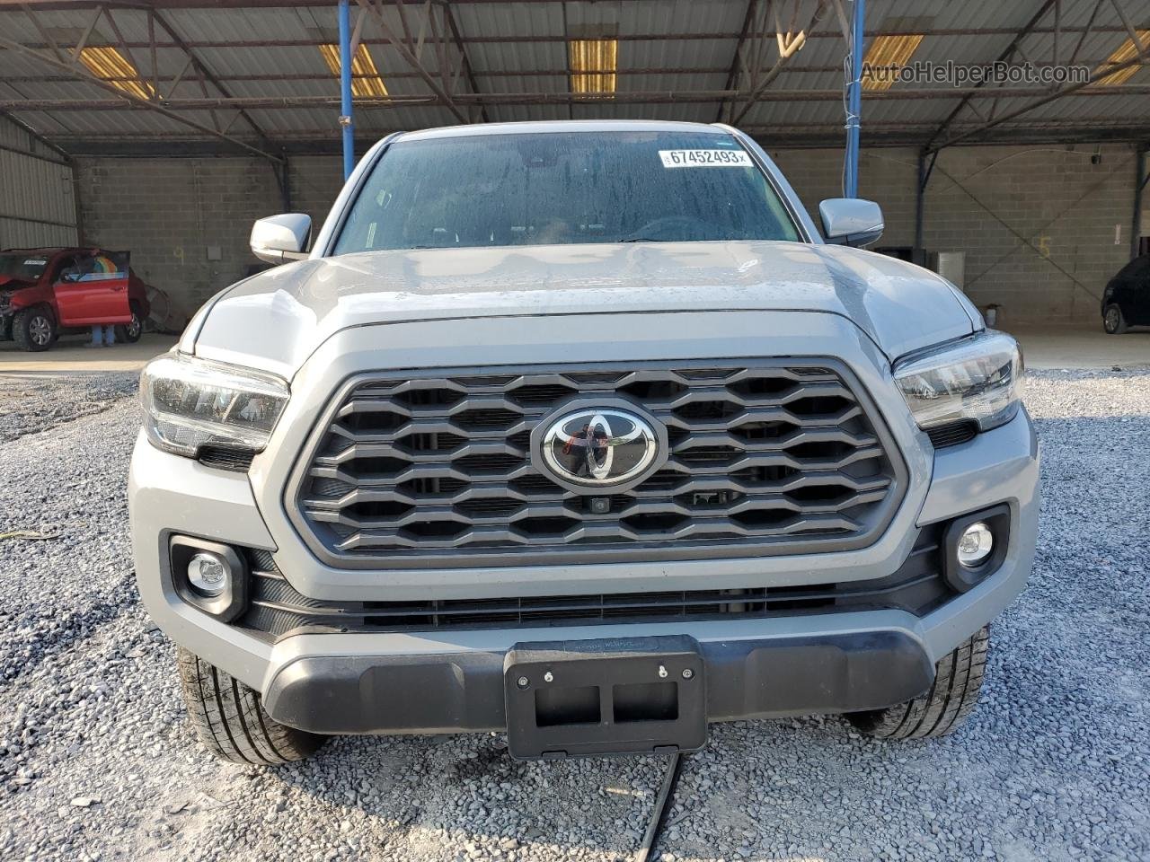 2020 Toyota Tacoma Double Cab Gray vin: 3TMCZ5AN5LM301214