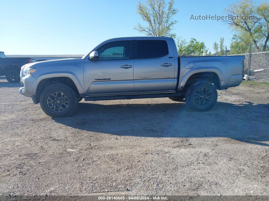 2020 Toyota Tacoma Sr5 V6 Silver vin: 3TMCZ5AN5LM344547