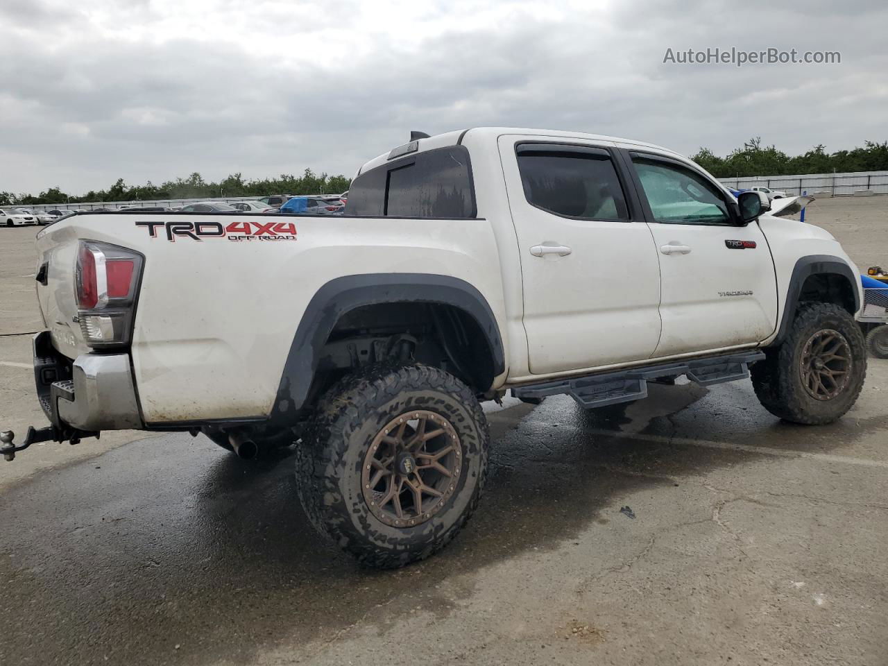 2020 Toyota Tacoma Double Cab Белый vin: 3TMCZ5AN5LM348470