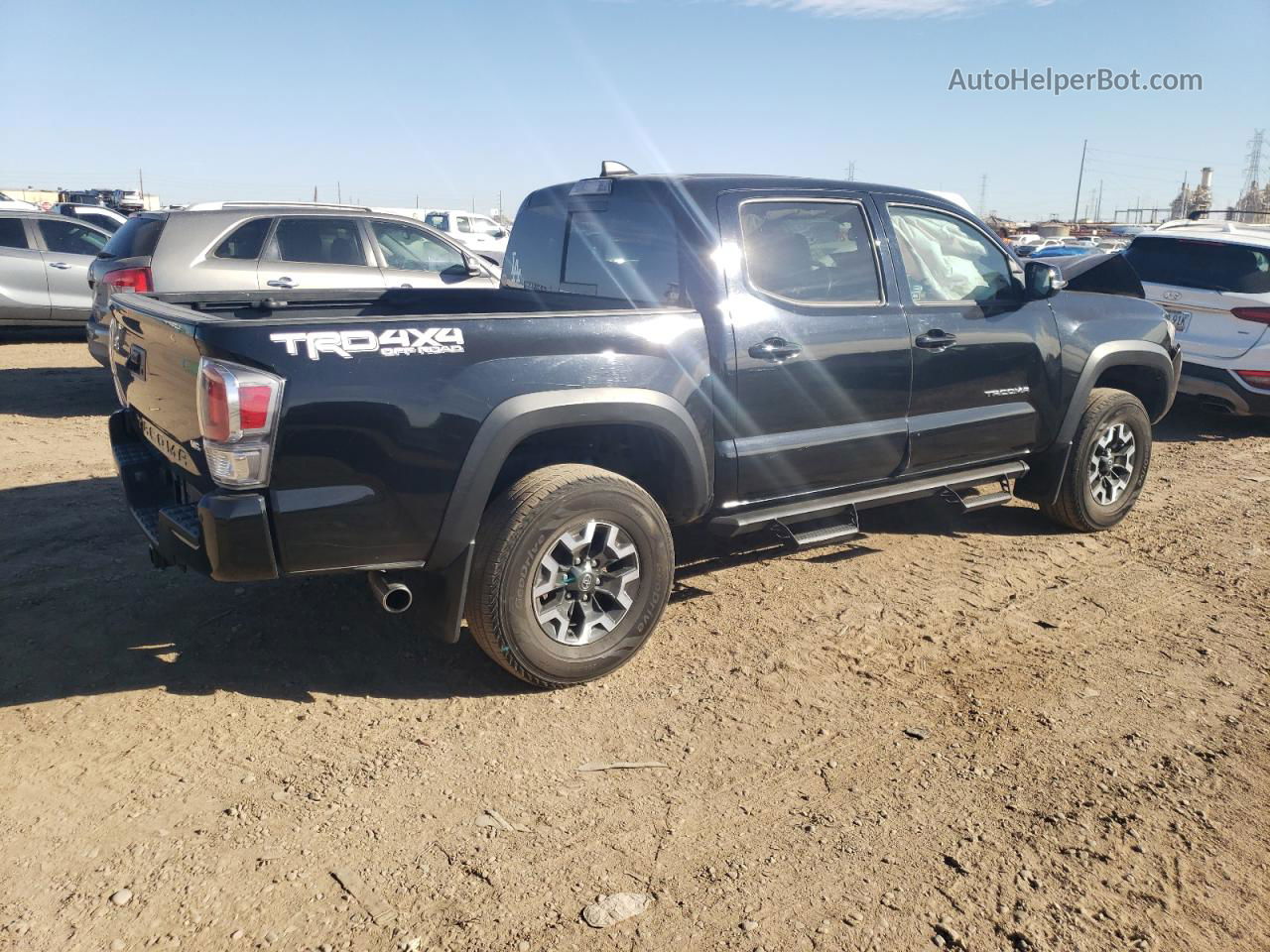 2020 Toyota Tacoma Double Cab Черный vin: 3TMCZ5AN5LM361557