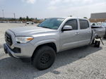 2021 Toyota Tacoma Double Cab Серебряный vin: 3TMCZ5AN5MM380210