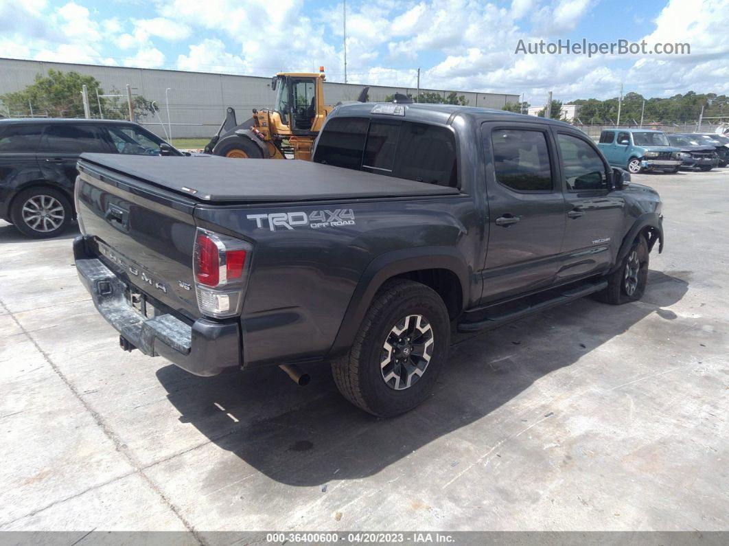 2021 Toyota Tacoma 4wd Sr/sr5/trd Sport Gray vin: 3TMCZ5AN5MM395418