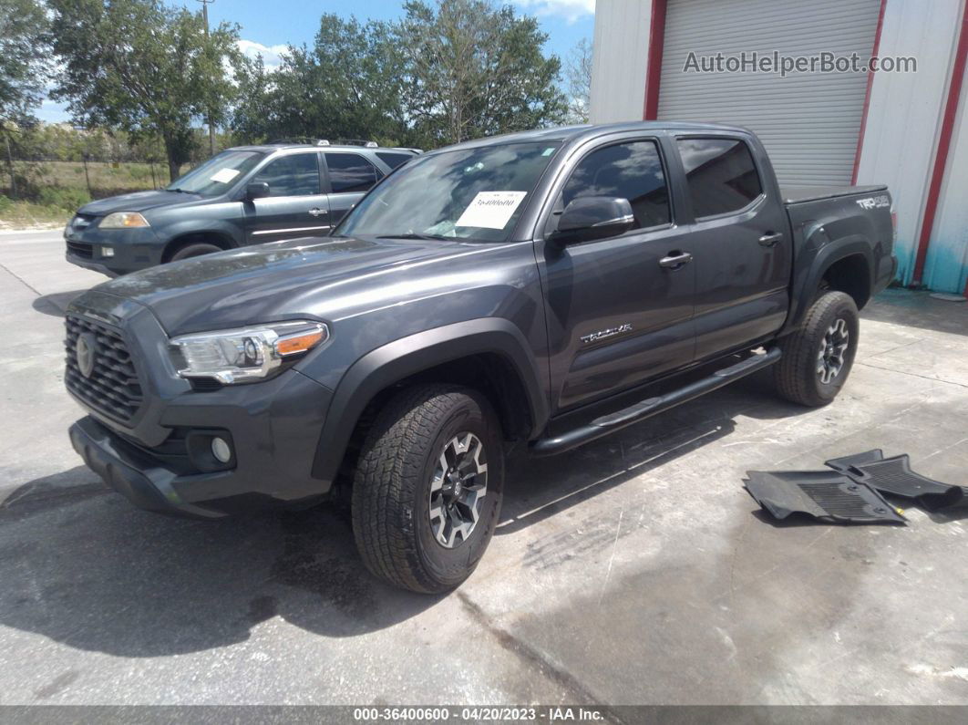 2021 Toyota Tacoma 4wd Sr/sr5/trd Sport Gray vin: 3TMCZ5AN5MM395418