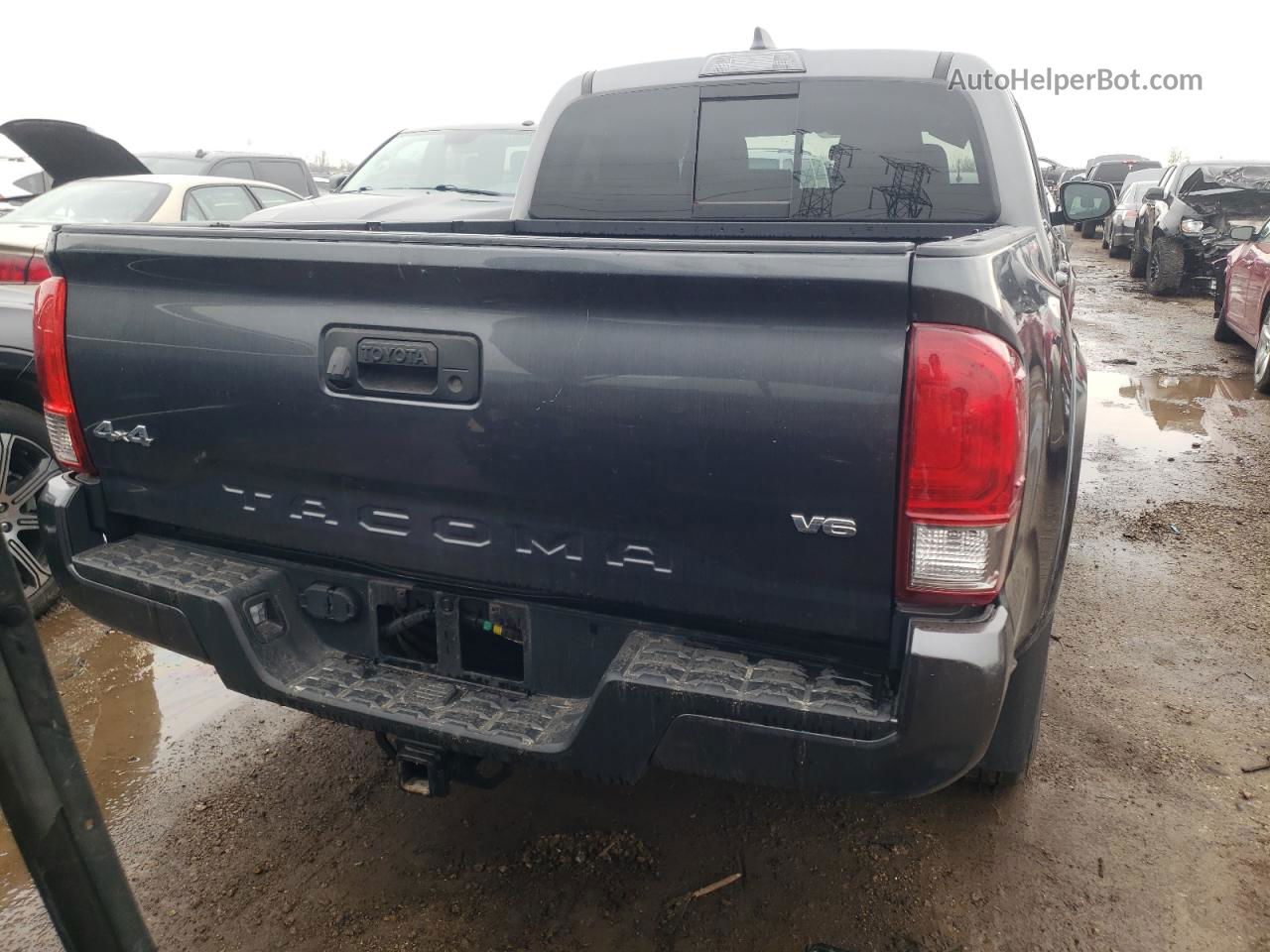 2021 Toyota Tacoma Double Cab Gray vin: 3TMCZ5AN5MM408510