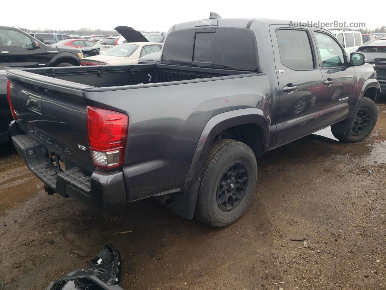 2021 Toyota Tacoma Double Cab Gray vin: 3TMCZ5AN5MM408510