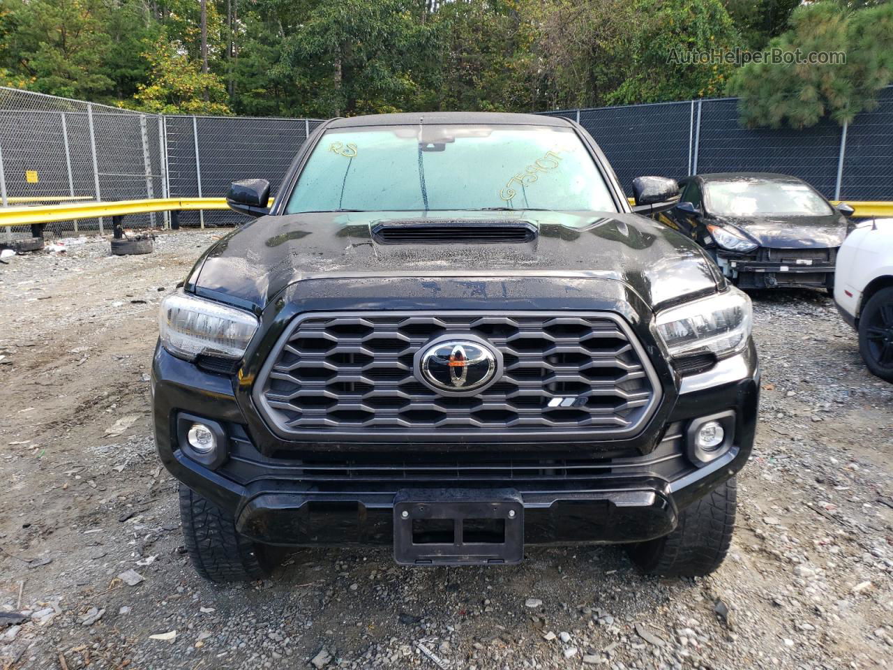 2021 Toyota Tacoma Double Cab Black vin: 3TMCZ5AN5MM432869