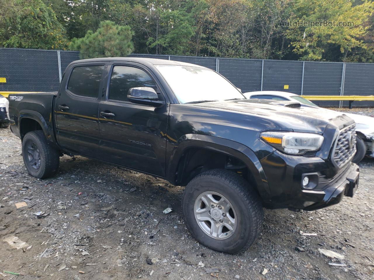 2021 Toyota Tacoma Double Cab Черный vin: 3TMCZ5AN5MM432869