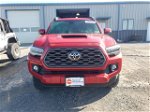 2021 Toyota Tacoma Double Cab Red vin: 3TMCZ5AN5MM447274