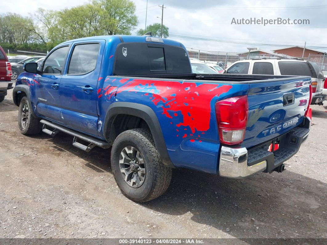 2017 Toyota Tacoma Trd Off Road Blue vin: 3TMCZ5AN6HM070640