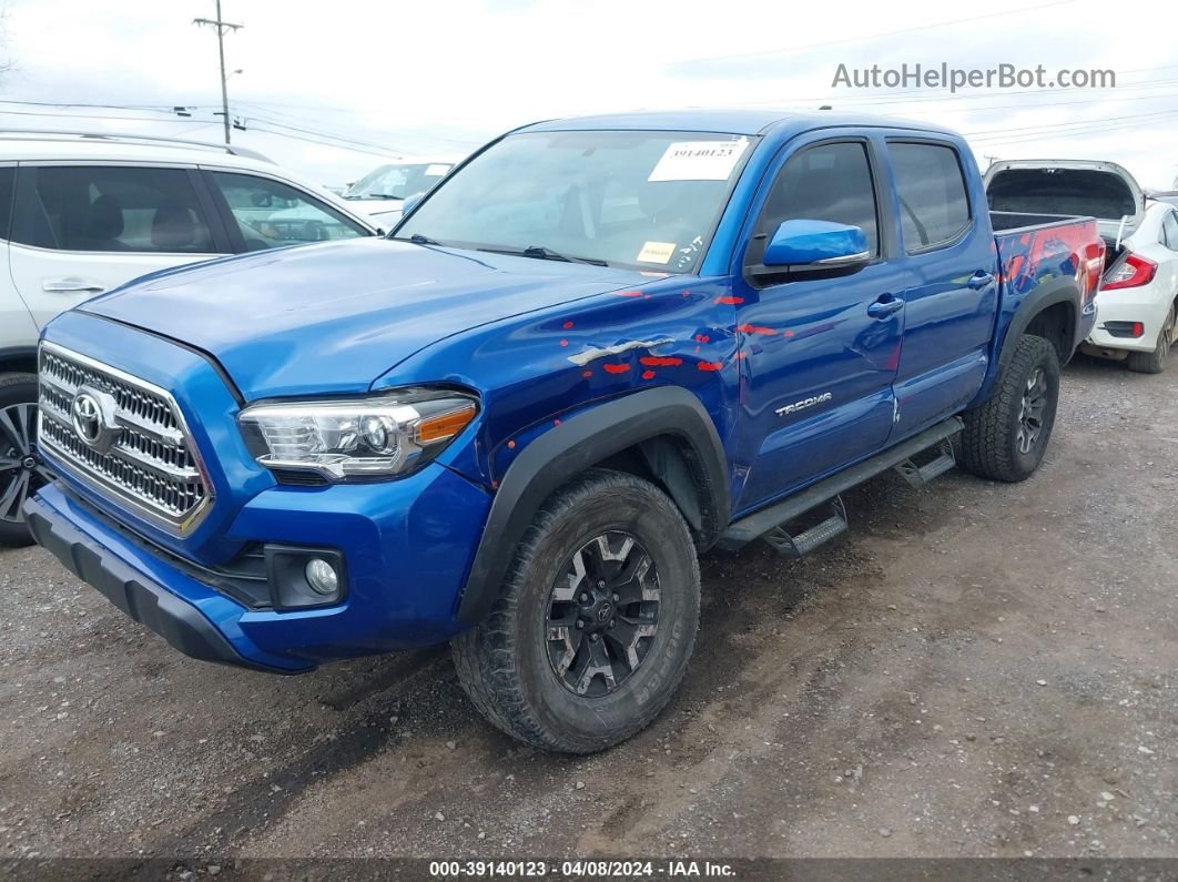 2017 Toyota Tacoma Trd Off Road Blue vin: 3TMCZ5AN6HM070640