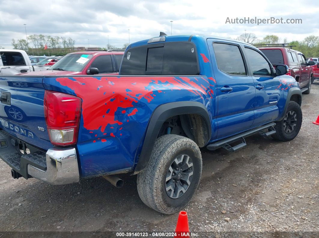 2017 Toyota Tacoma Trd Off Road Blue vin: 3TMCZ5AN6HM070640