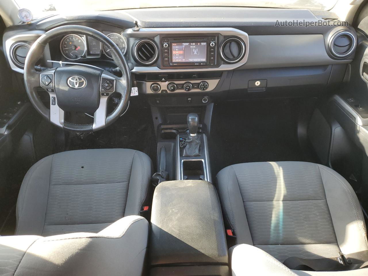 2017 Toyota Tacoma Double Cab Белый vin: 3TMCZ5AN6HM075188 Damage: Left Front Seat Cushion, Burn Hole, 3 to 4 inches