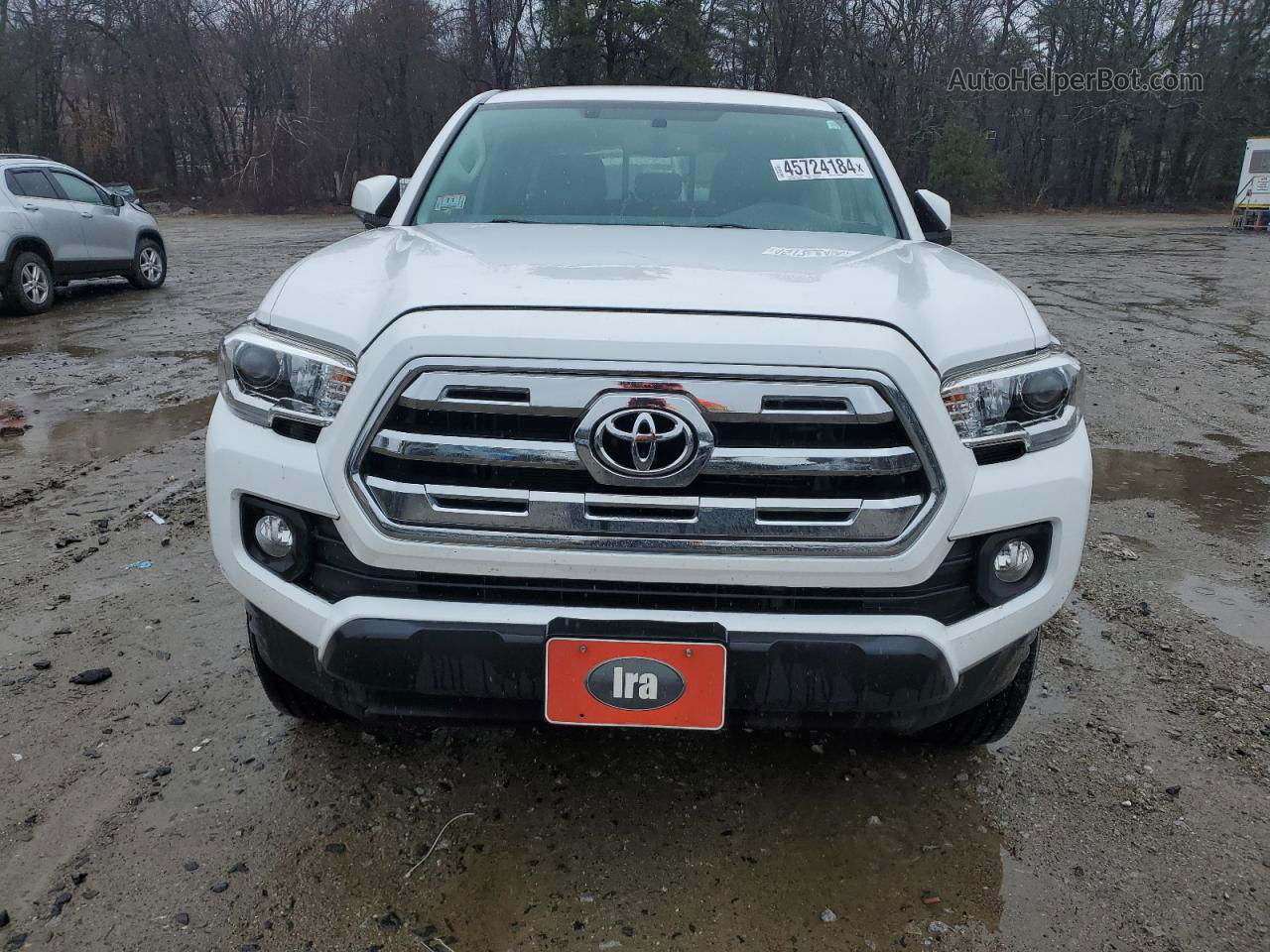 2017 Toyota Tacoma Double Cab White vin: 3TMCZ5AN6HM116595