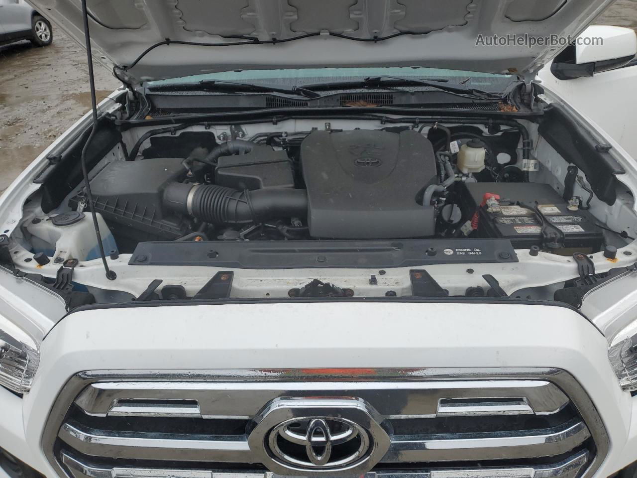 2017 Toyota Tacoma Double Cab White vin: 3TMCZ5AN6HM116595