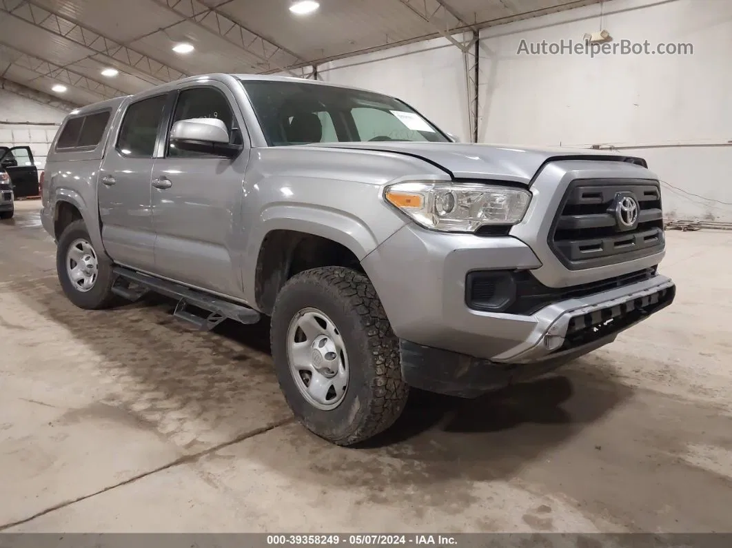 2017 Toyota Tacoma Sr V6 Silver vin: 3TMCZ5AN6HM118931