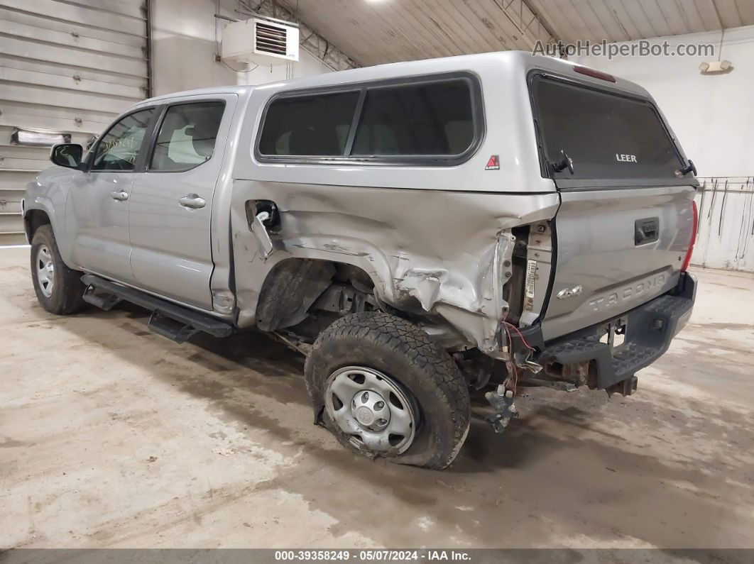 2017 Toyota Tacoma Sr V6 Silver vin: 3TMCZ5AN6HM118931